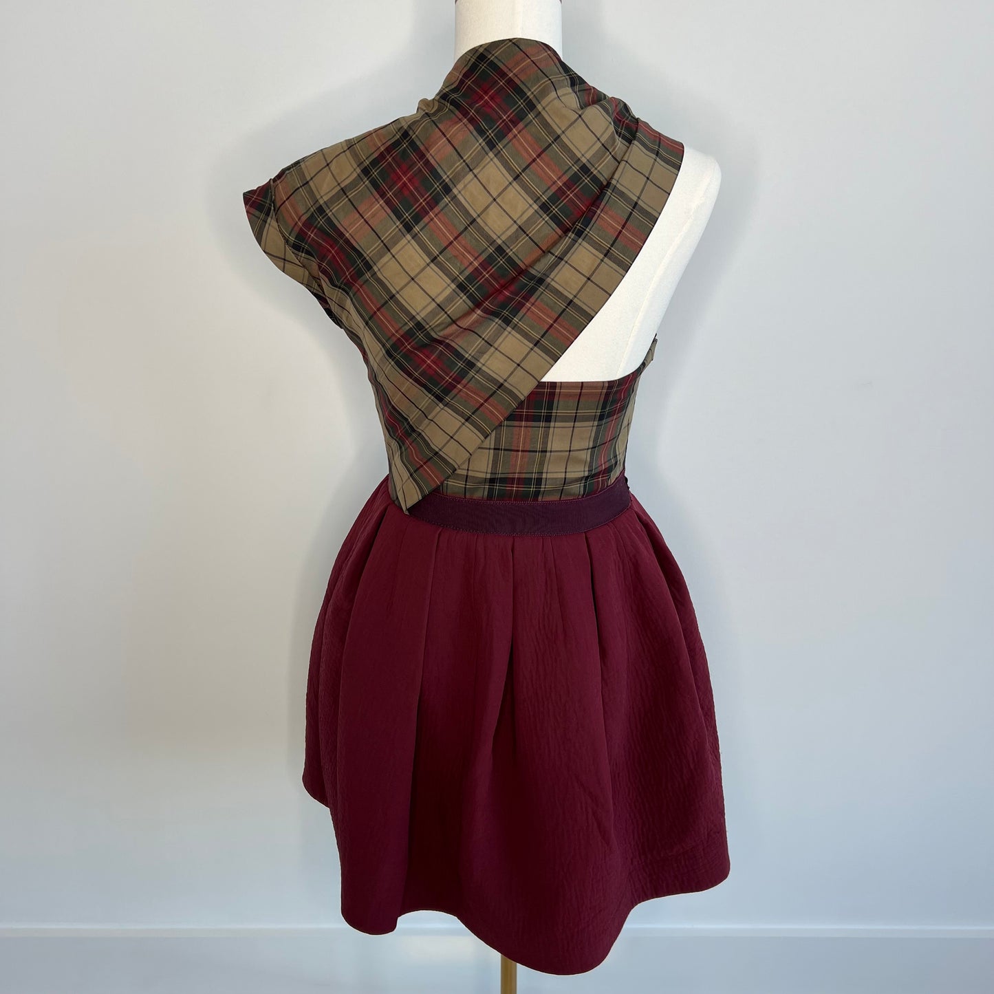 Carven Plaid Dress French Size 38 = US 6 (Fits 0/2)