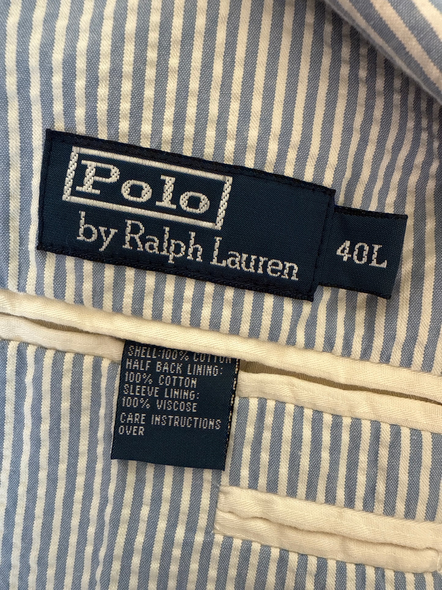 Polo Ralph Lauren Men’s Blazer Size 40L