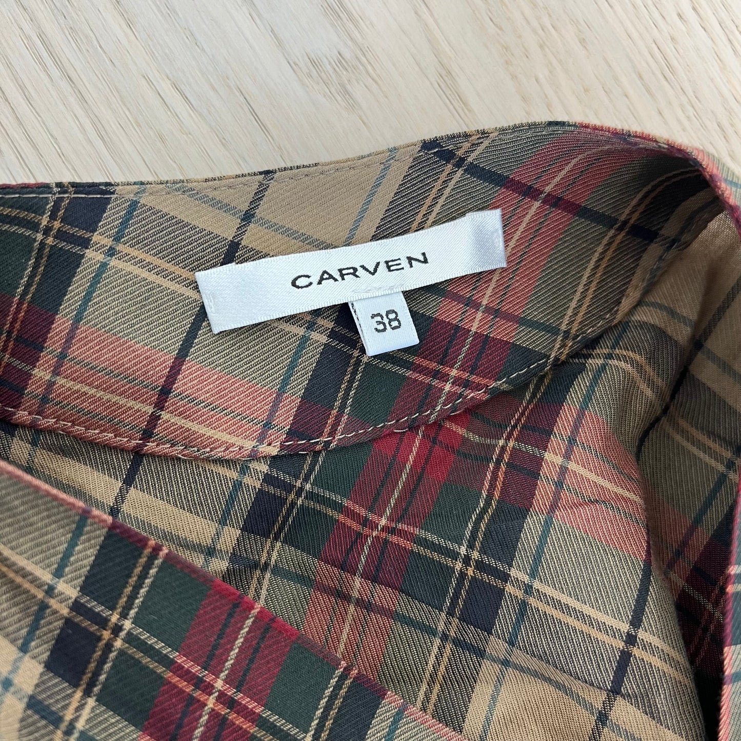 Carven Plaid Dress French Size 38 = US 6 (Fits 0/2)