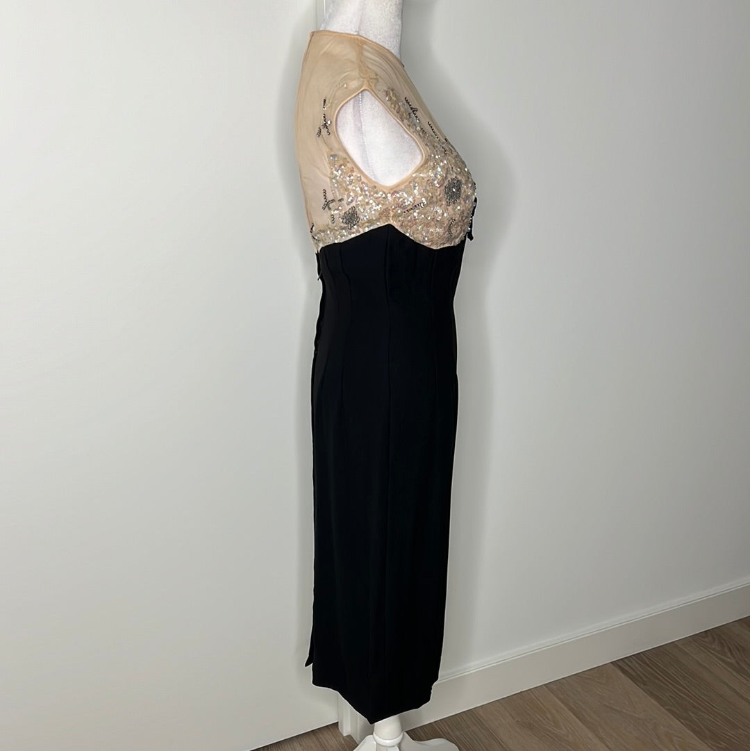 Vintage Sequin & Beaded Embellished Dress