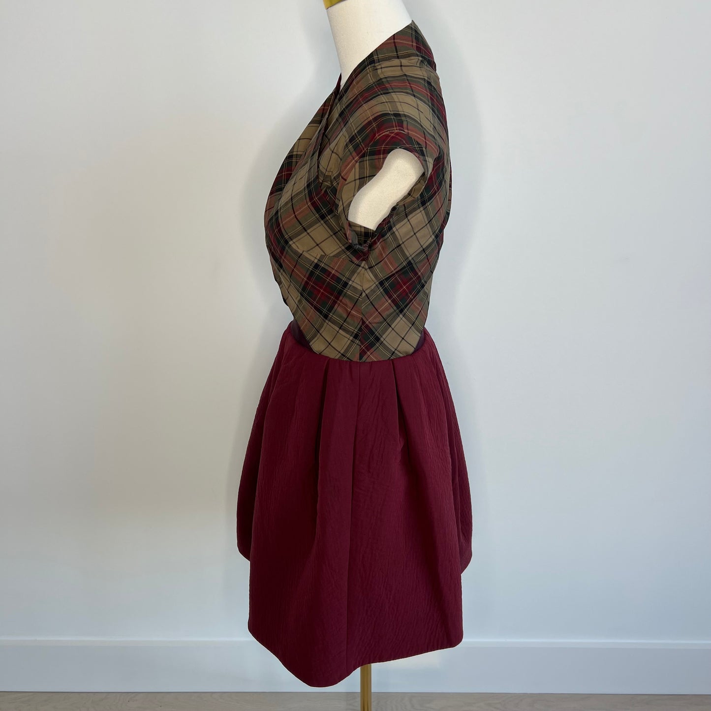 Carven Plaid Dress French Size 38 = US 6 (Fits 0/2)