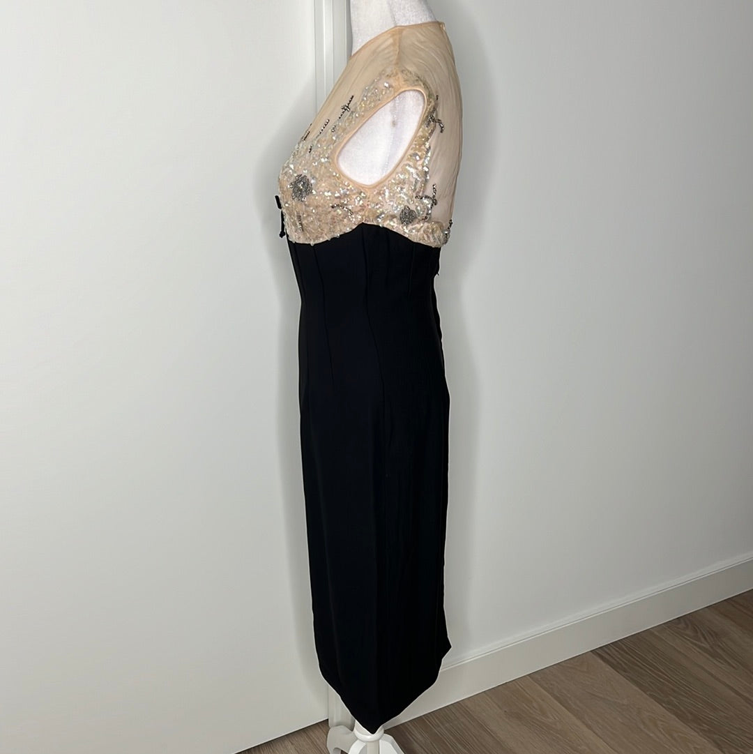 Vintage Sequin & Beaded Embellished Dress